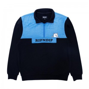 Ripndip Beverly Half Zip Takit Sininen | FIF3563D