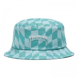 Ripndip Checked Bucket Hattu Oliivinvihreä | FIJ3126P