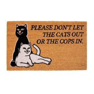 Ripndip Don't Let The Cops In Door Mat Asusteet Ruskea | FIH3929A