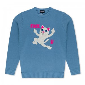 Ripndip F U Knit Neulepuserot Sininen | FIA3190H