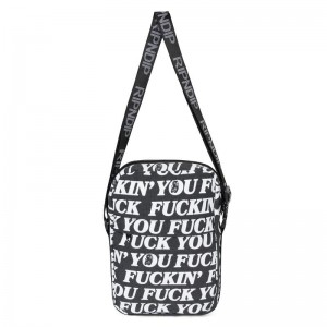 Ripndip Fuckin Fuck Crossbody Laukut Mustat | FIG4050S