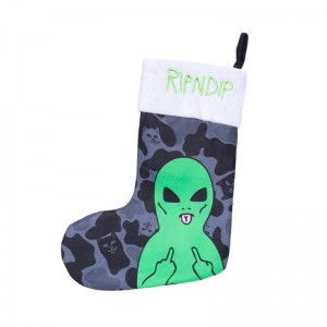 Ripndip Lord Alien Christmas Stocking Sukat Mustat | FIH3694A