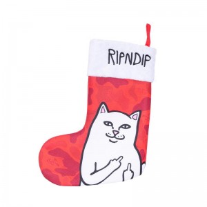 Ripndip Lord Nermal Christmas Stocking Sukat Punainen | FIG3693S