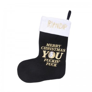 Ripndip Merry Christmas Christmas Stocking Sukat Mustat | FIF3692D