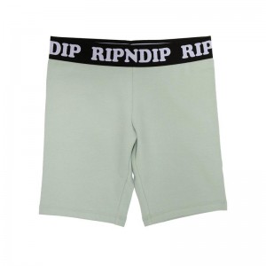 Ripndip Peeking Nermal Pyörä Shortsit Vihreä | FIG3213S