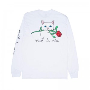 Ripndip Romantic Nerm Pitkähihainen Valkoinen | FIZ3490U