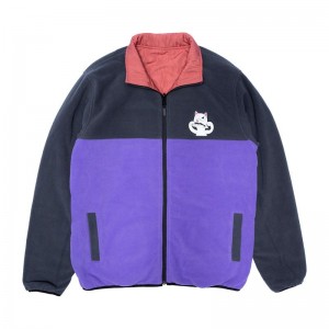 Ripndip Shmoody Polar Fleece Tikattu Reversible Takit Violetit | FIS3561G