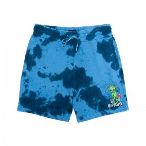 Ripndip Space Gang Sweat Shortsit Laivastonsininen Pesu | FIB3222E