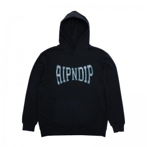 Ripndip Summer Revenge Rhinestone Huppari Mustat | FIH3617A