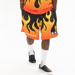 Ripndip Welcome To Heck Basketball Shortsit Mustat | FIL3243I